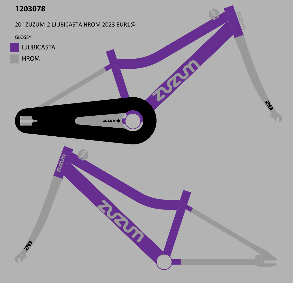 F.RAM CASSINI 20 zuzum-2 ljubicasta hrom 2023 eur1@